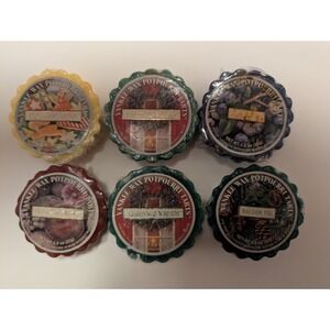 Yankee Candle Tart Melts Holiday Scents 6 Mixed New Vintage Many Discontinued